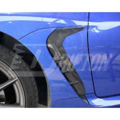 STI Style Carbon Fiber Fender Vents Trims For Subaru BRZ ZD8 Toyota GR86 ZN8 2022-2025