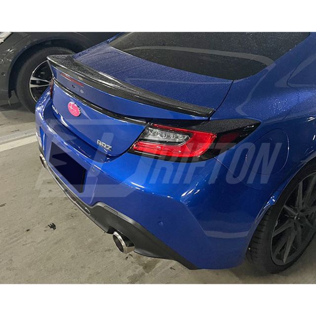 TOMS Style Carbon Fiber Trunk Spoiler Rear Wing For Subaru BRZ ZD8 Toyota GR86 ZN8 2022-2025