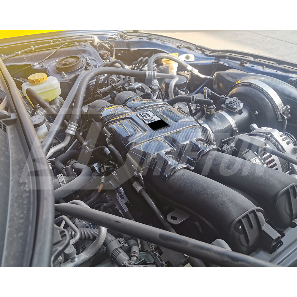HKS Style Dry Carbon Fiber Engine Bay Cover For Subaru BRZ ZD8 Toyota GR86 ZN8 FA24 2022-2025