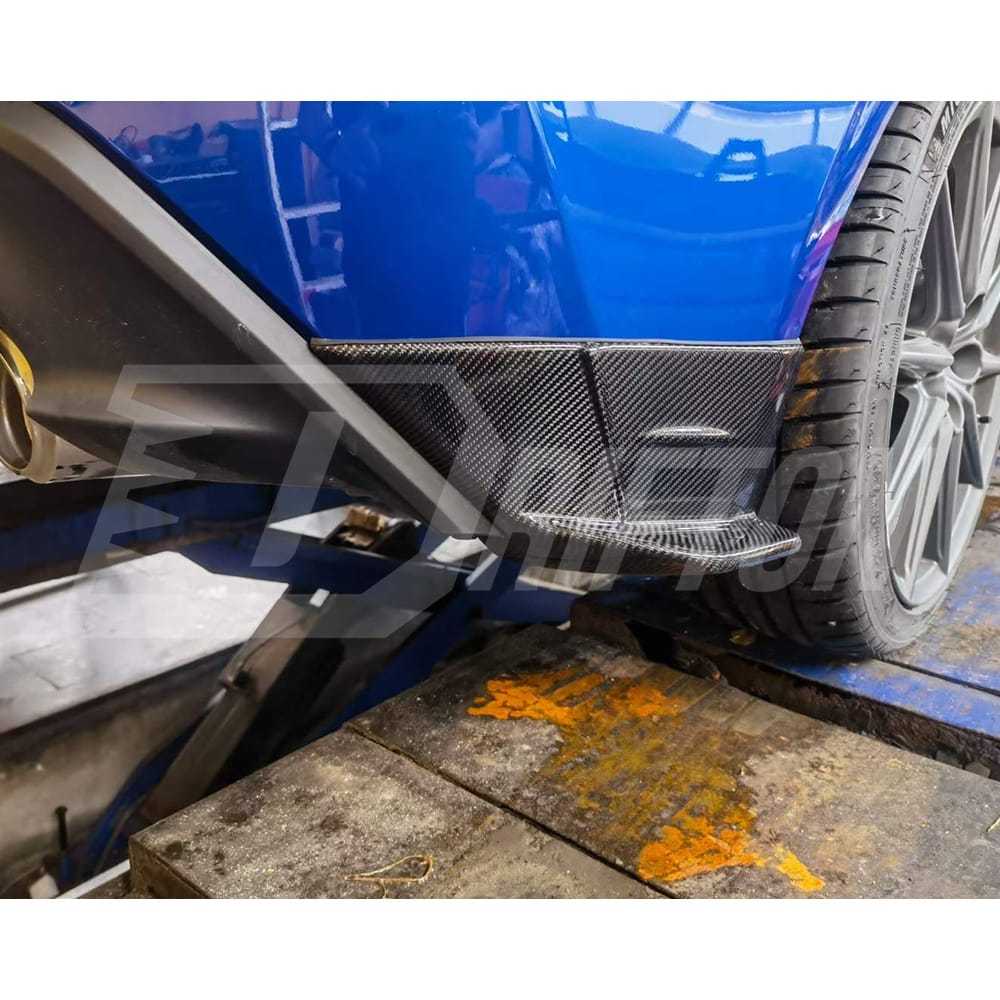 STI Style Carbon Fiber Rear Bumper Splitter Spats For Subaru BRZ ZD8 Toyota GR86 ZN8 2022-2025