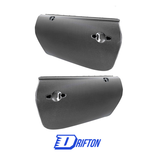 Dry Carbon Fiber Door Panels For Subaru BRZ ZD8 Toyota GR86 ZN8 2022-2025