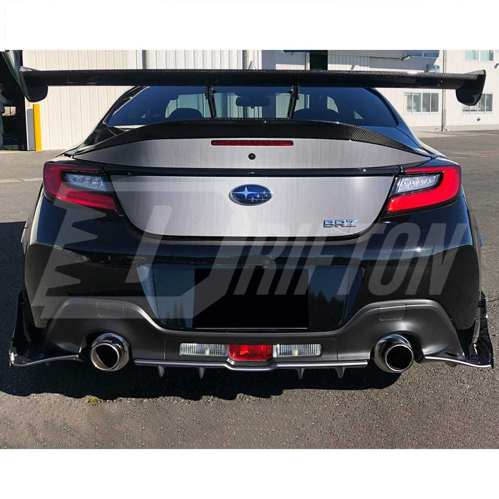 HKS Style Carbon Fiber Rear Diffuser Set For Subaru BRZ ZD8 Toyota GR86 ZN8 2022-2025