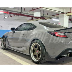 HKS Style Half Carbon Fiber Side Skirt For Subaru BRZ ZD8 Toyota GR86 ZN8 2022-2025