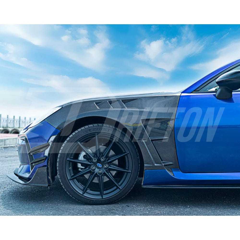 CMST Style Dry Carbon Fiber Front Bumper Canards For Subaru BRZ ZD8 Toyota GR86 ZN8 2022-2025