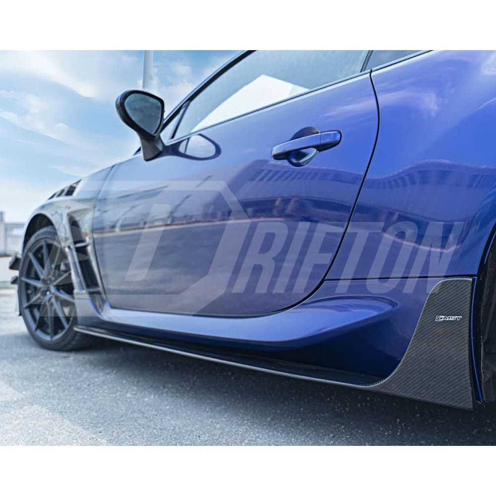 CMST Style Dry Carbon Fiber Side Skirt For Subaru BRZ ZD8 Toyota GR86 ZN8 2022-2025