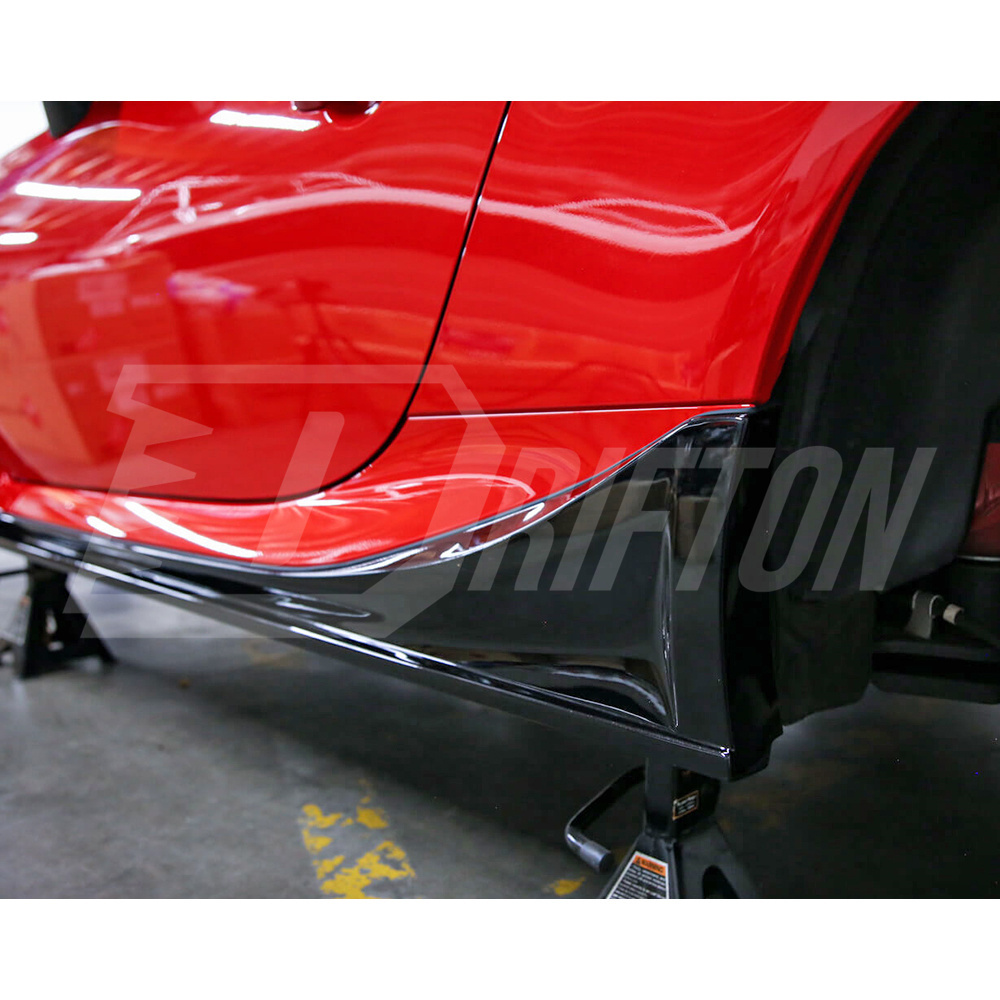 HKS Style Half Carbon Fiber Side Skirt For Subaru BRZ ZD8 Toyota GR86 ZN8 2022-2025