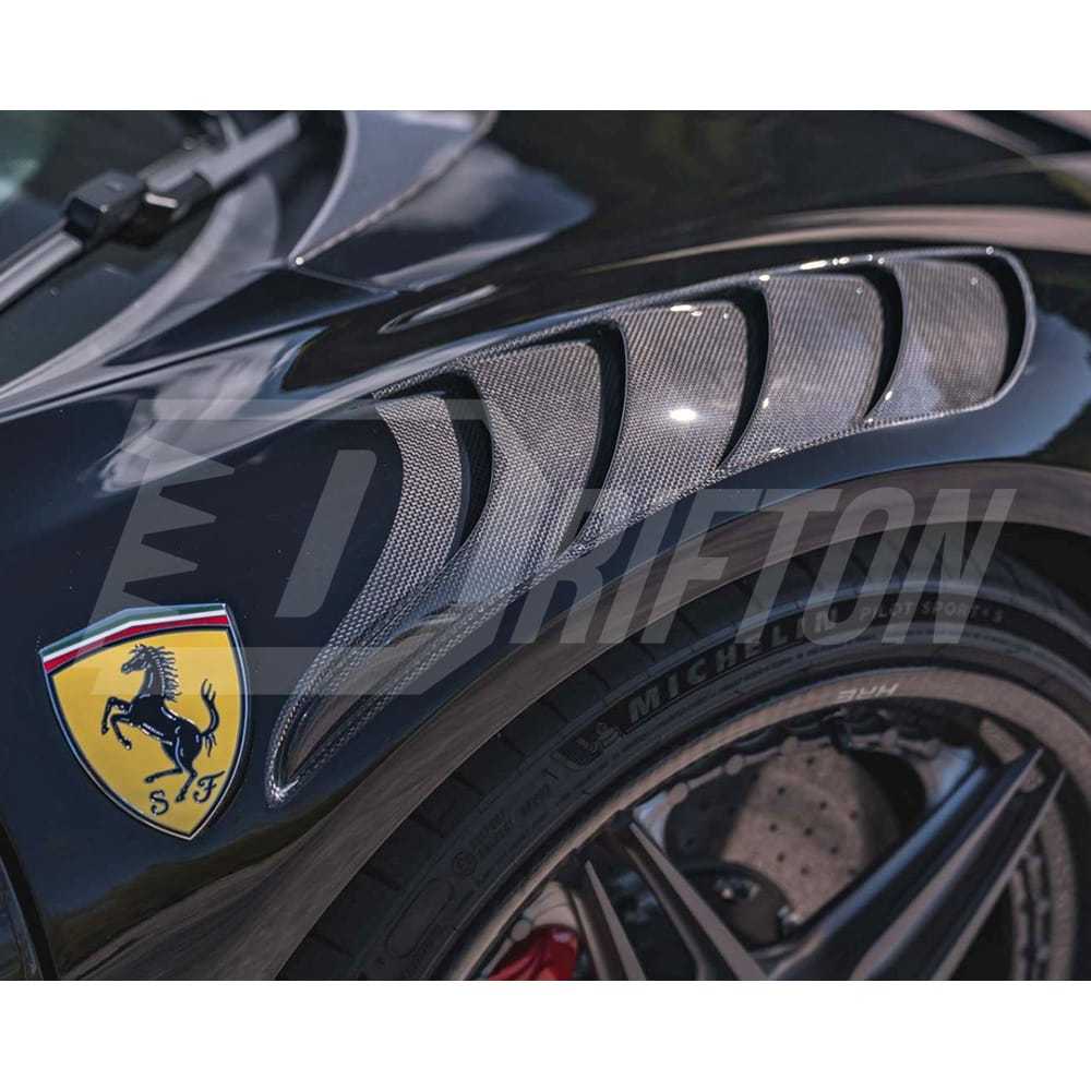 Novitec Style Dry Carbon Fiber with Portion Primer Fender For Ferrari SF90