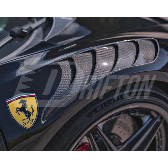 Novitec Style Dry Carbon Fiber with Portion Primer Fender For Ferrari SF90