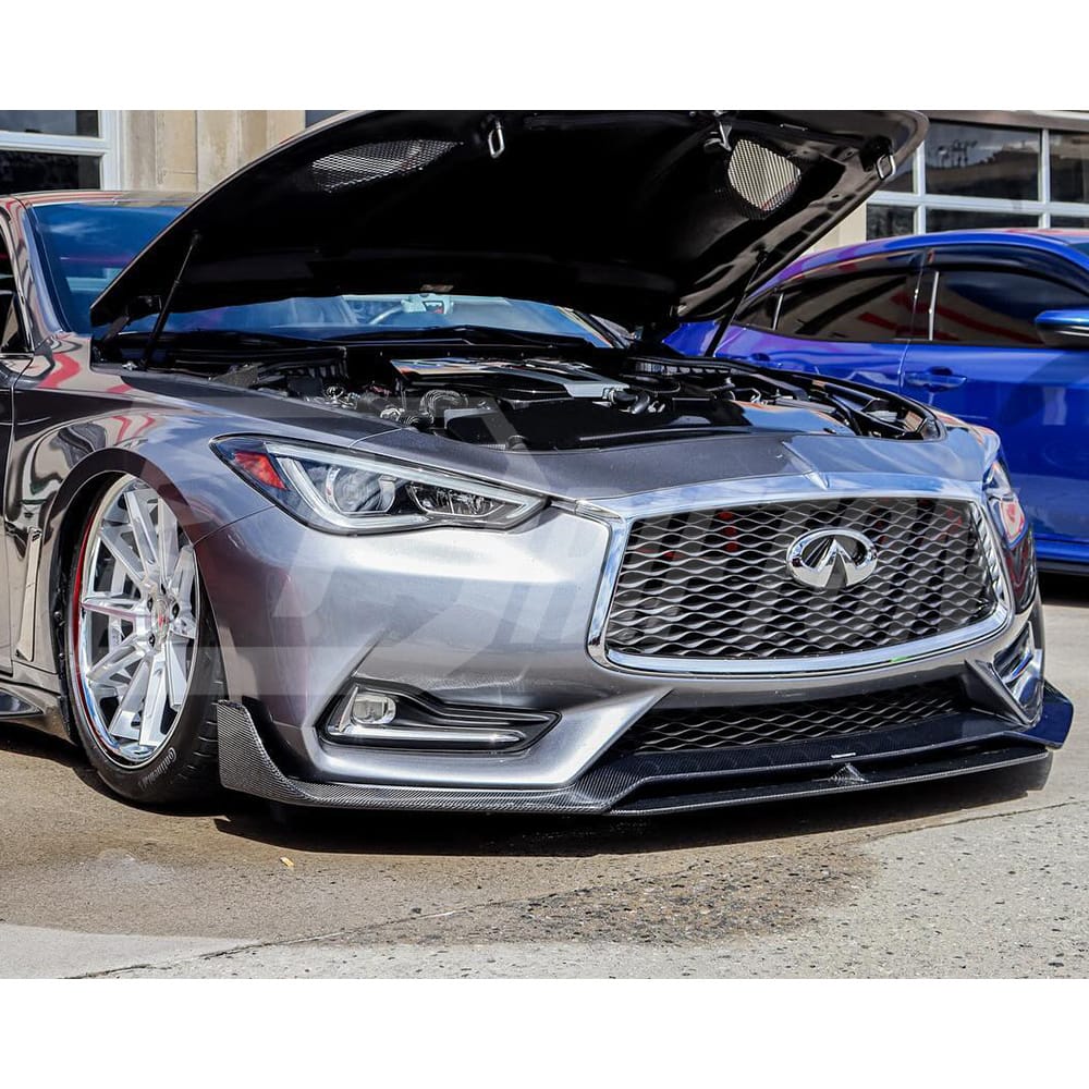 CMST Style Carbon Fiber Front Lip For Infiniti Q60 2016-2022