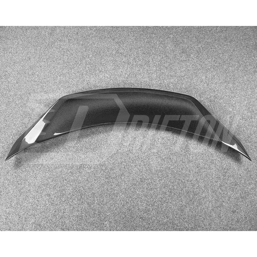 DuckTail Style Carbon Fiber Rear Spoiler Trunk Wing For INFINITI Q60 2016-2022