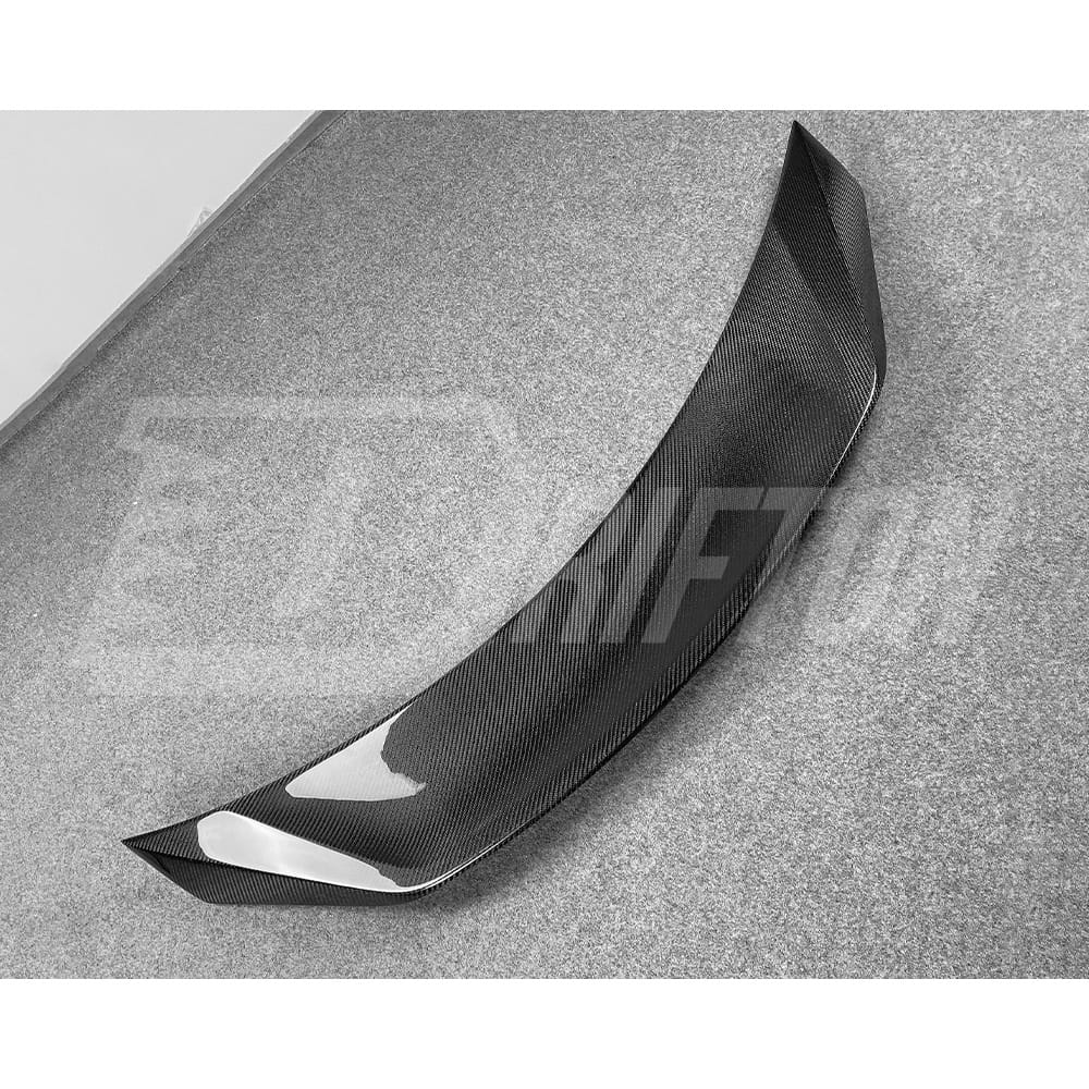 DuckTail Style Carbon Fiber Rear Spoiler Trunk Wing For INFINITI Q60 2016-2022