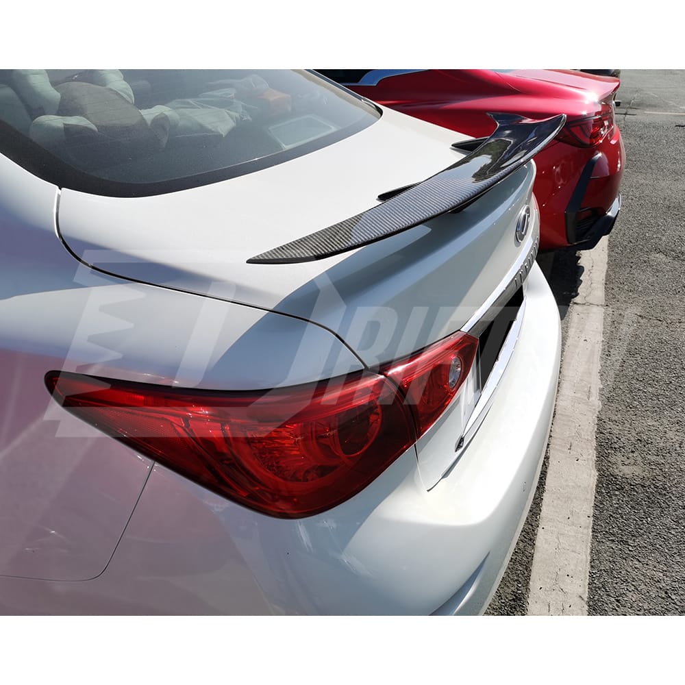 GT Style Carbon Fiber Rear Spoiler GT Wing For INFINITI Q60 2016-2022