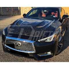 MBJ Style Carbon Fiber Hood For Infiniti Q60 2016-2022