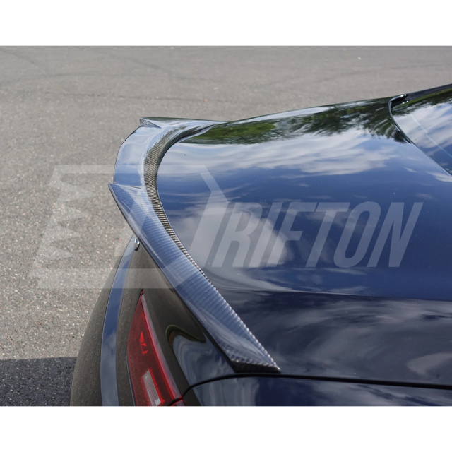 M4 Style Carbon Fiber Trunk Spoiler Rear Wing For Infiniti Q60 2016-2022