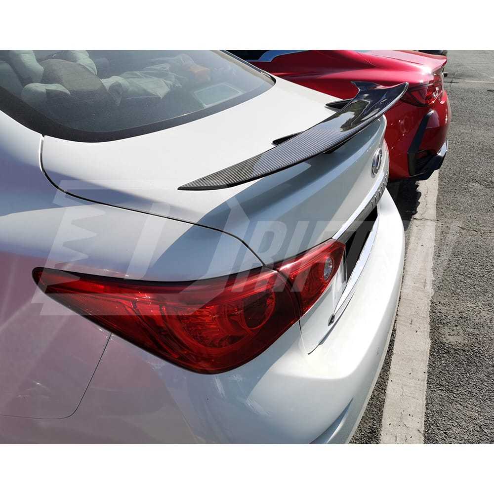 GT Style Carbon Fiber Rear Spoiler GT Wing For INFINITI Q60 2016-2022