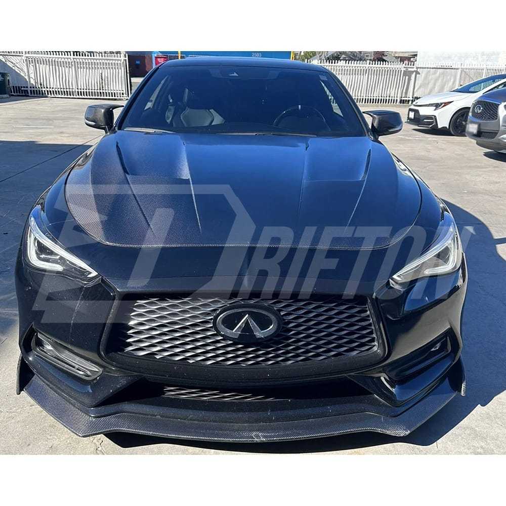 MBJ Style Carbon Fiber Hood For Infiniti Q60 2016-2022