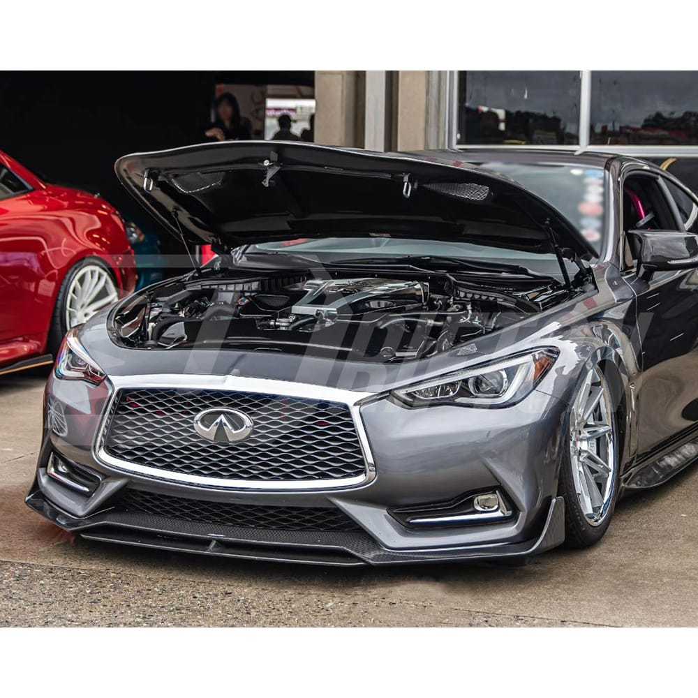 CMST Style Carbon Fiber Front Lip For Infiniti Q60 2016-2022