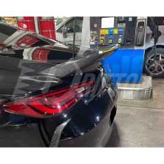 DuckTail Style Carbon Fiber Rear Spoiler Trunk Wing For INFINITI Q60 2016-2022