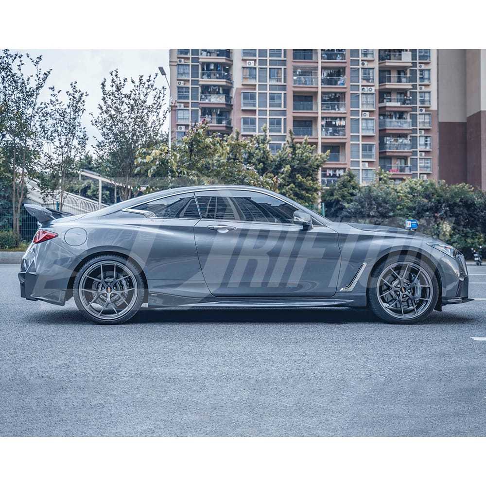 Project Black S Style Carbon Fiber Full Set Body Kit For Infiniti Q60 2016-2022