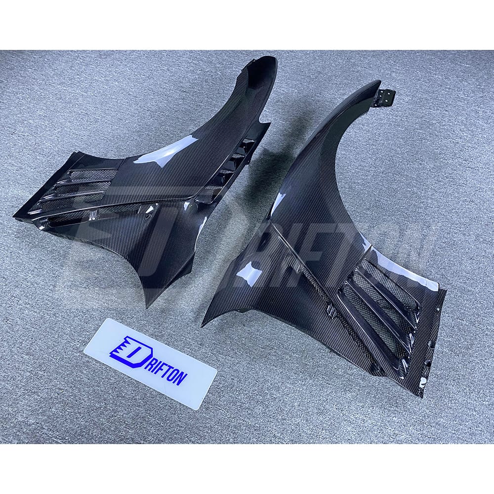 Contact us to get professional assistance & order. Features: &bull; High-tech production line(3D Scanning&rarr;3Ddesign&rarr;3D printing&rarr;CNC mold&rarr;Tests) &bull; High fitting accuracy &bull; Made by Real Carbon Fiber material &bull; 3K/6K/12K Plain/Twill/Forged Carbon Fiber Weave Finished Option &bull; Glossy & Matte Finishing, UV Protection From Fading &bull; Carefully Packaged by Carton Box with Wooden Frame &bull; Global shipping by air & sea &bull; Any products produce by DRIFTON will offer after-sales support & guarantee