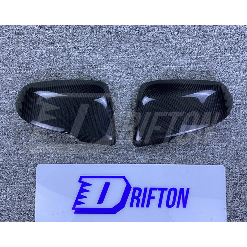 Dry Carbon Fiber Repalcement Side Mirror Cover For Toyota Supra MK5 A90 A91 GR 2019-2024
