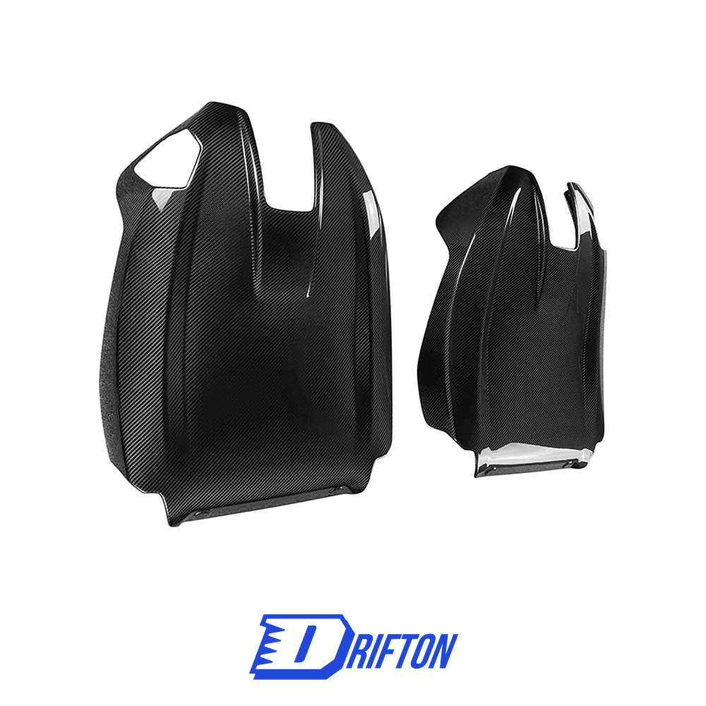 Dry Carbon Fiber Seat Back Cover Trim Kits For BMW M2 G87 M3 M4 G80 G81 G82 G83