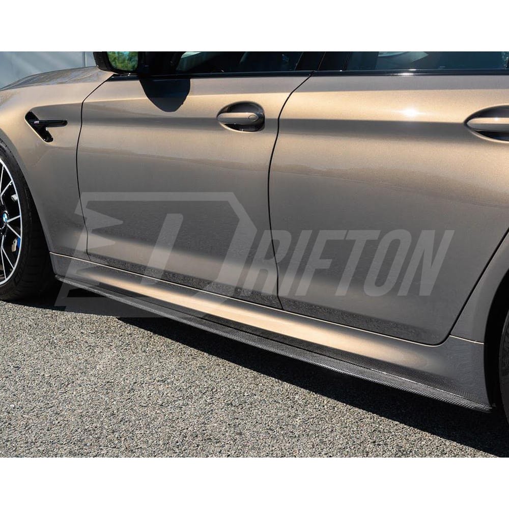 MP Style Carbon Fiber Side Skirt For BMW 5 Series F90 M5 2017-2023