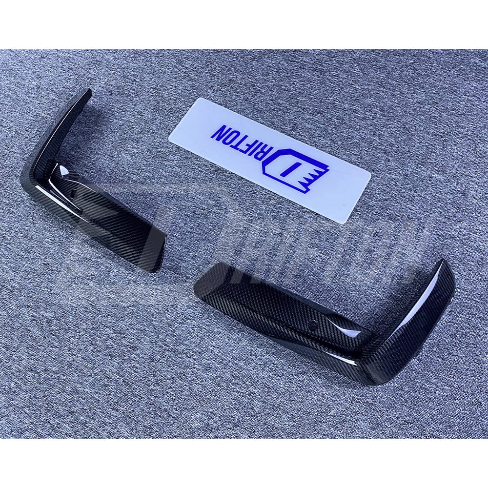 OEM Style Dry Carbon Fiber Front Bumper Vent Trim For BMW M8 F90 F91 F92 F93 2020-2024