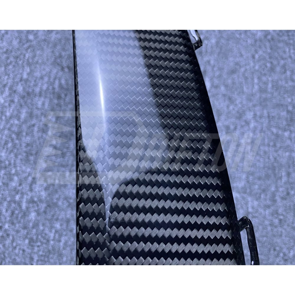 OEM Style Dry Carbon Fiber Front Bumper Vent Trim For BMW M8 F90 F91 F92 F93 2020-2024
