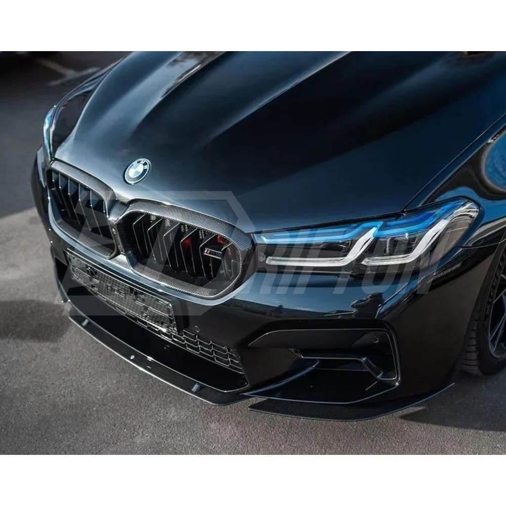 ST Style Dry Carbon Fiber Front Lip For BMW 5 Series F90 M5 LCI 2020-2023