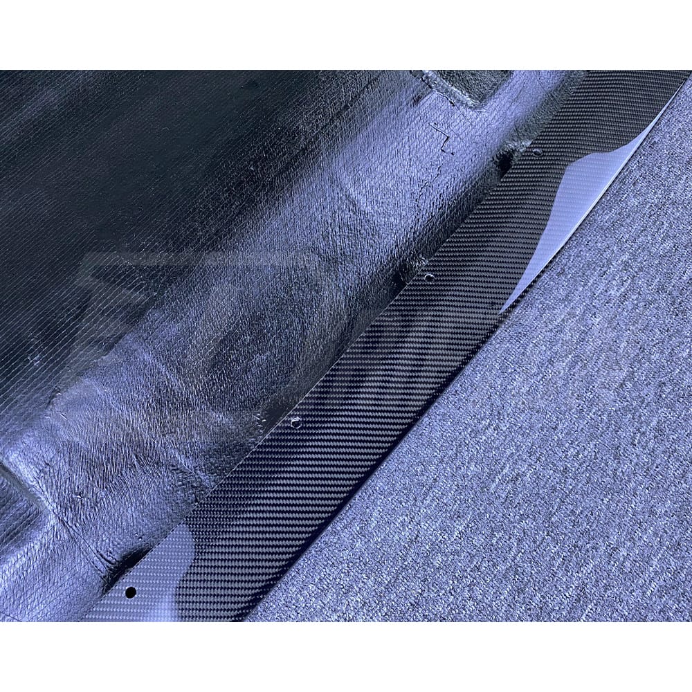 TopSecret Style Carbon Fiber Front Lip For Nissan R35 GTR 2017-2019