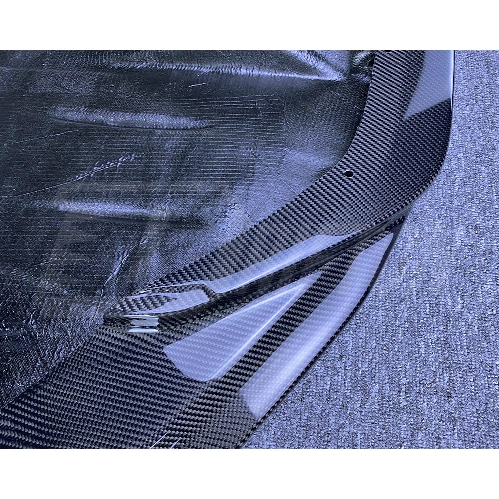 TopSecret Style Carbon Fiber Front Lip For Nissan R35 GTR 2017-2019