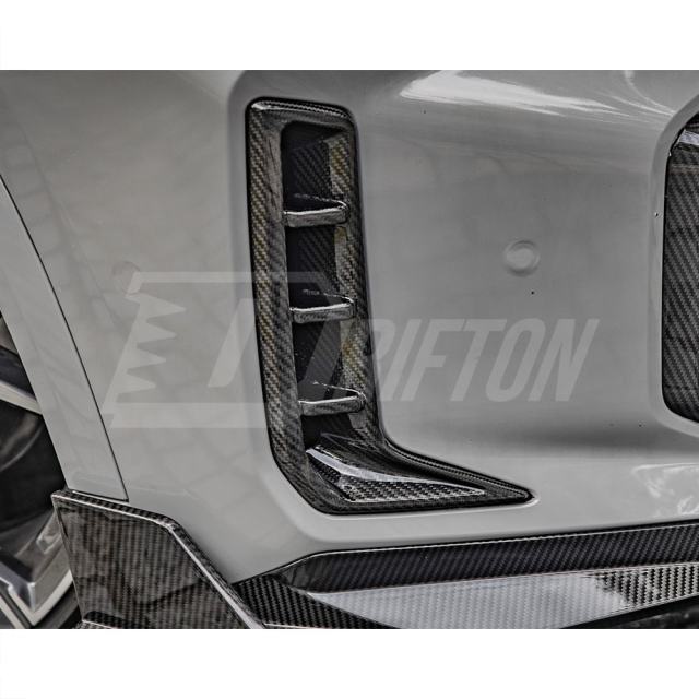 MP Style Dry Carbon Fiber Front Bumper Side Vent For BMW X5 G05 LCI 2024-On