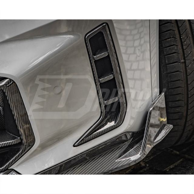 MP Style Dry Carbon Fiber Front Bumper Side Vent For BMW X5 G05 LCI 2024-On