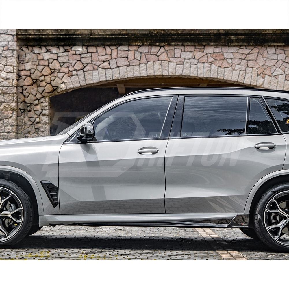 SQ Style Dry Carbon Fiber Side Skirt For BMW X5 G05 2019-On