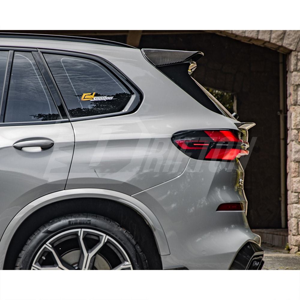 SQ Style Dry Carbon Fiber Roof Spoiler Top Wing For BMW X5 G05 2019-On