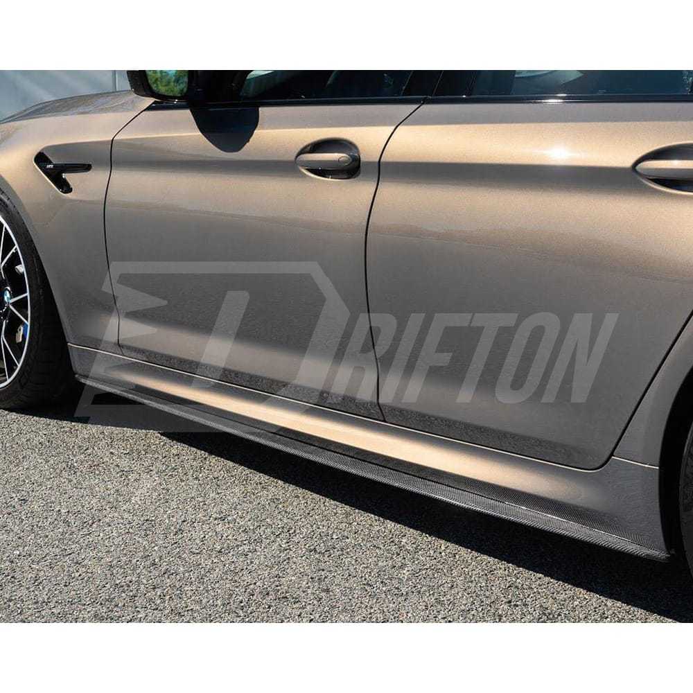 MP Style Carbon Fiber Side Skirt For BMW F90 M5 2017-2023