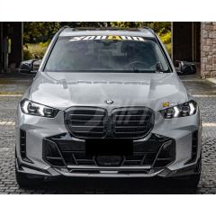 X5M  Style Dry Carbon Fiber Front Bumper Grille For BMW X5 G05 LCI 2024-On