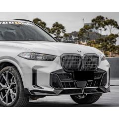 OEM Style Dry Carbon Fiber Front Bumper Center Trim For BMW X5 G05 LCI 2024-On