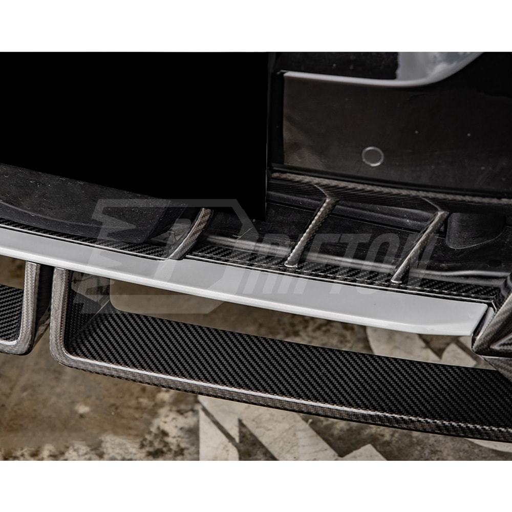 MP Style Dry Carbon Fiber Front Lip Splitter For BMW X5 G05 LCI 2024-On