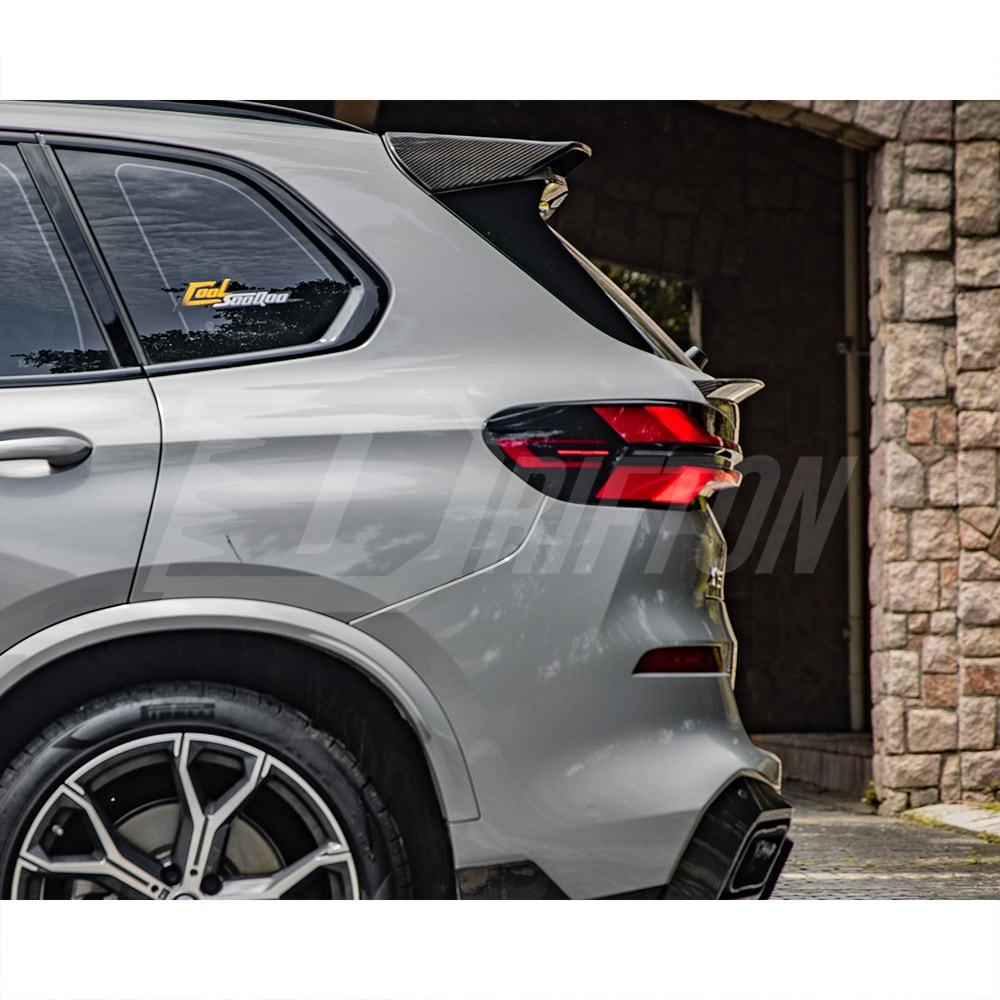 SQ Style Dry Carbon Fiber Rear Spoiler Ttrunk Wing For BMW X5 G05 2019-On