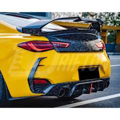 Carbon Fiber Rear Diffuser For Infiniti Q60 2016-2022