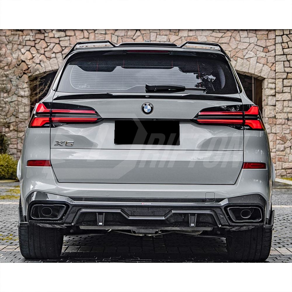 SQ Style Dry Carbon Fiber Rear Diffuser For BMW X5 G05 2019-On