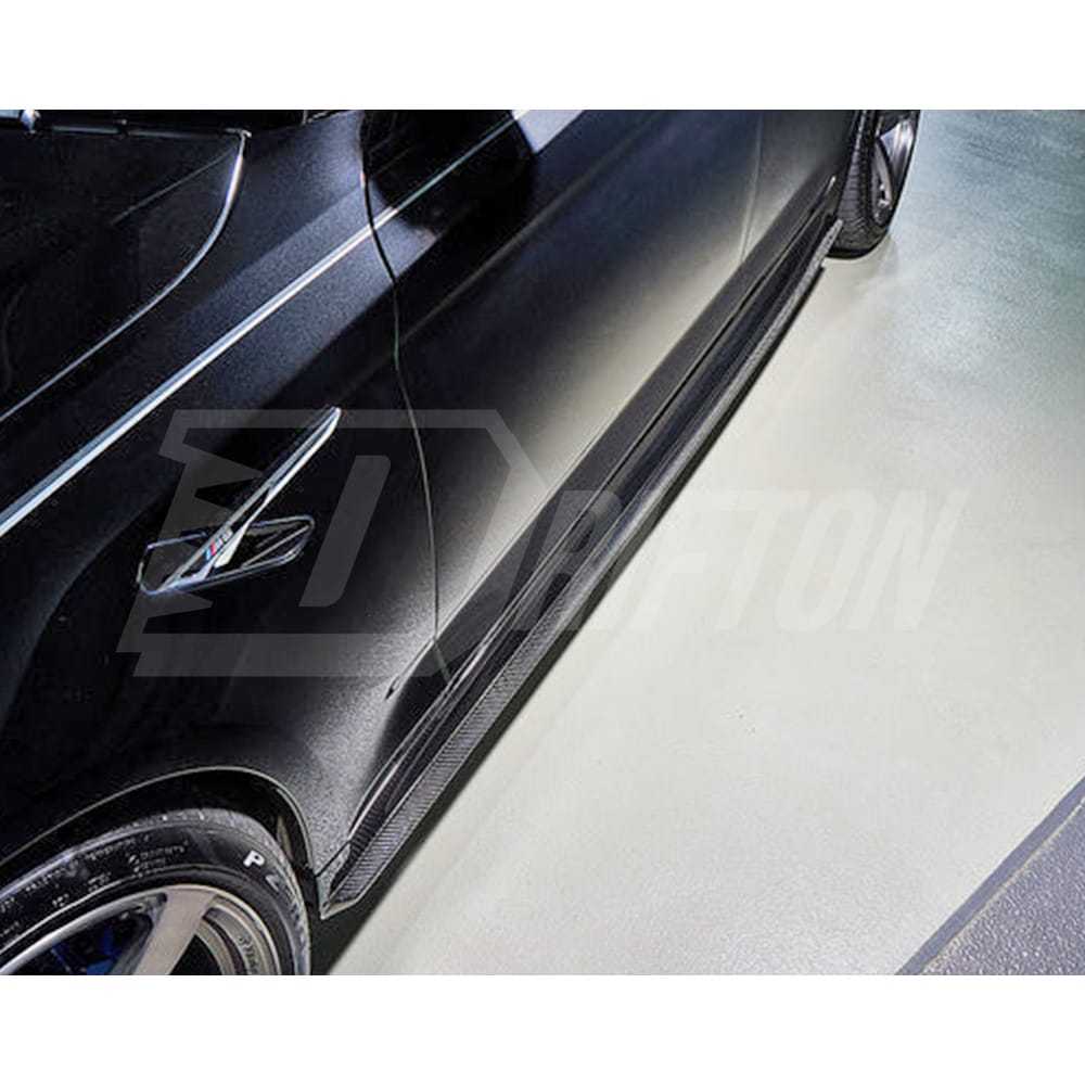 3D Style Carbon Fiber Side Skirt For BMW F90 M5 2017-2023