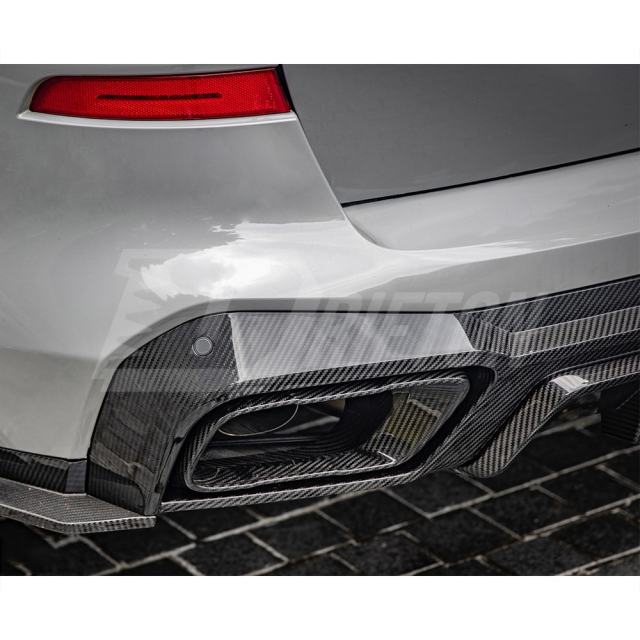 SQ Style Dry Carbon Fiber Rear Diffuser For BMW X5 G05 2019-On