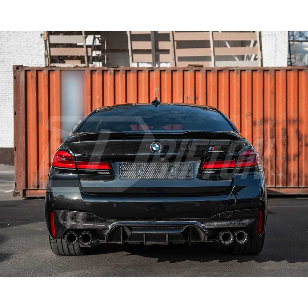 MP Style Dry Carbon Fiber Rear Diffuser For BMW F90 M5 LCI 2017-2023