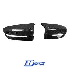 Dry Carbon Fiber Replacement Mirror Cover For BMW M8 F91 F92 F93 2020-2024