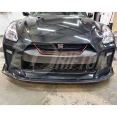 TopSecret Style Carbon Fiber Front Lip For Nissan R35 GTR 2017-2023