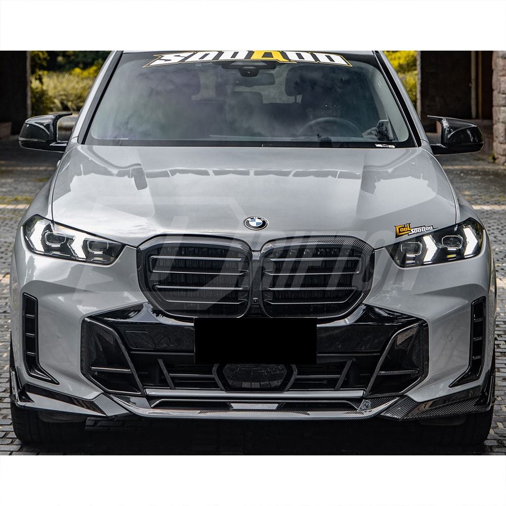 SQ Style Dry Carbon Fiber Front Lip For BMW X5 G05 LCI 2024-On