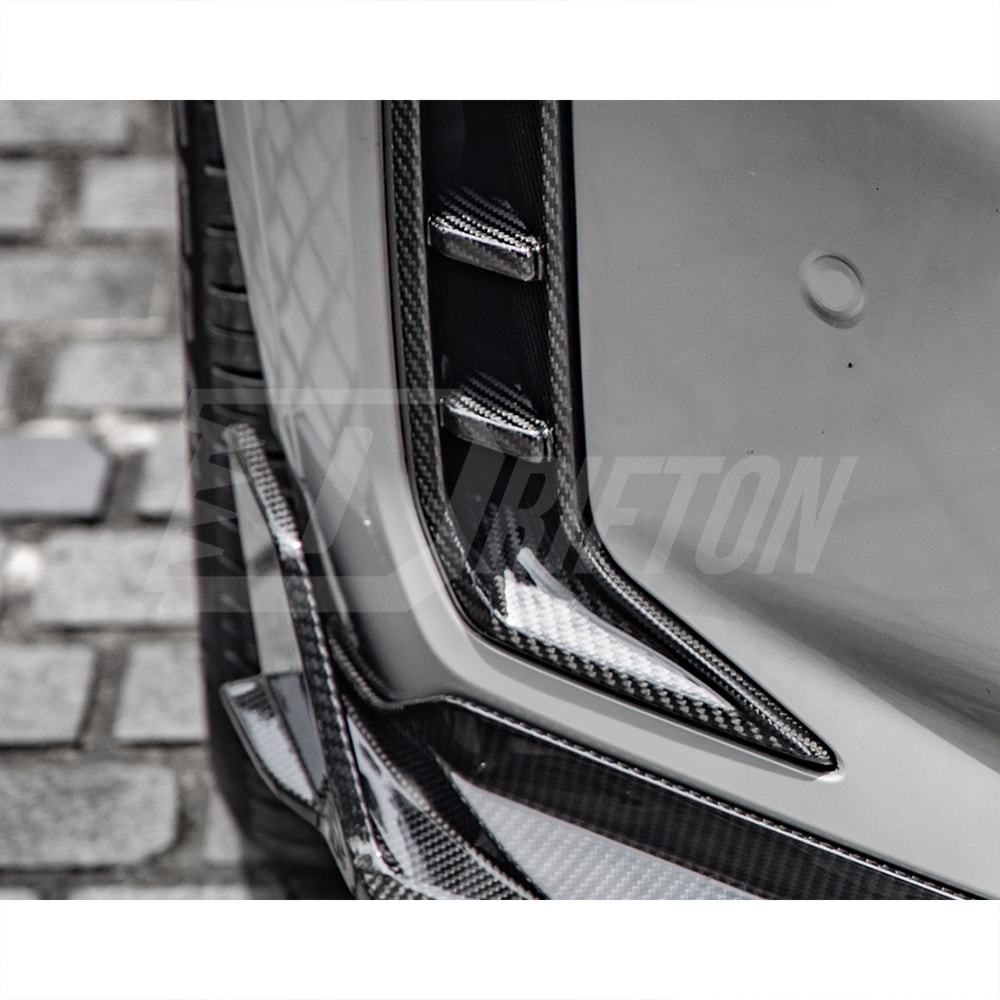 MP Style Dry Carbon Fiber Front Bumper Side Vent For BMW X5 G05 LCI 2024-On